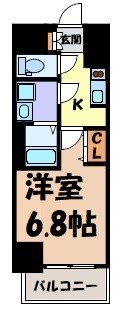 S-RESIDENCE鶴舞駅前 間取り図