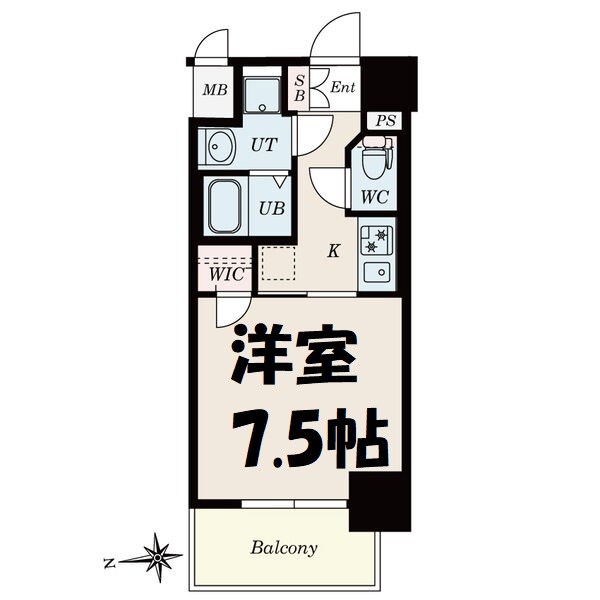 ステージファースト名古屋尾頭橋 間取り図