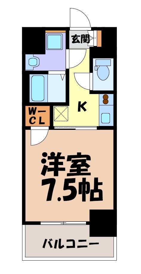 ステージファースト名古屋尾頭橋 間取り図