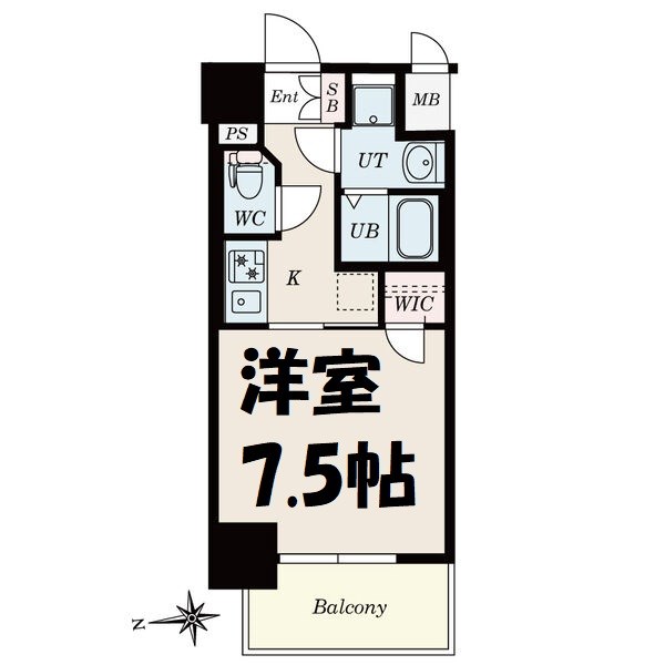 S-RESIDENCE尾頭橋 間取り