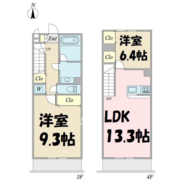 プロシード穂波町 間取り図