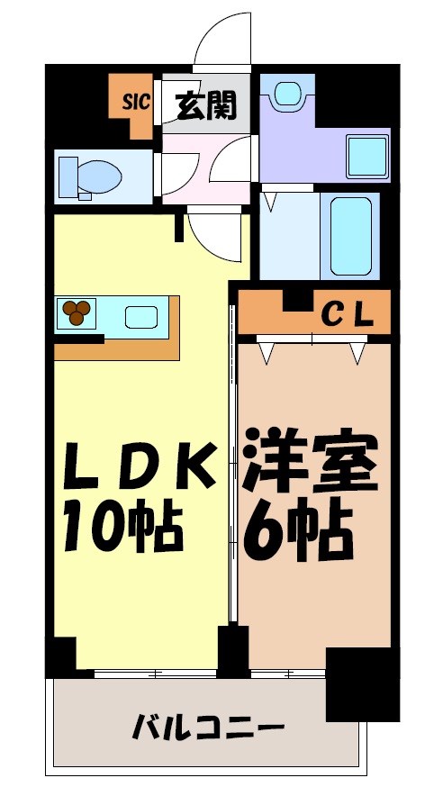 S-RESIDENCE古出来一丁目 間取り図