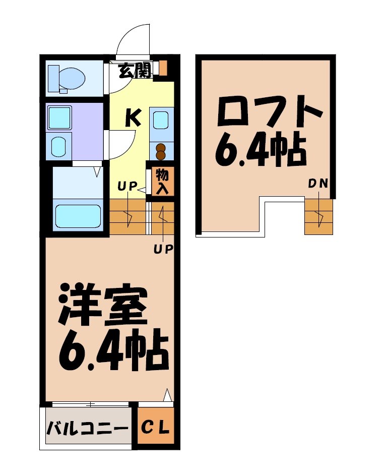 リブラ金山 間取り図