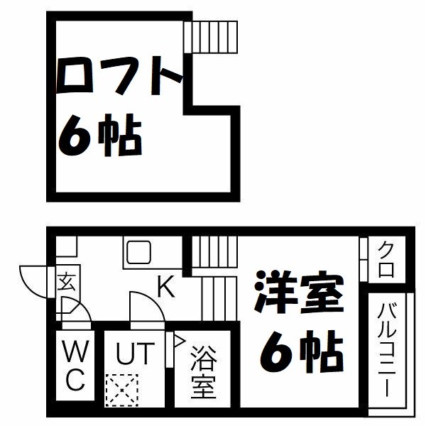 リバーサイド露橋 間取り図