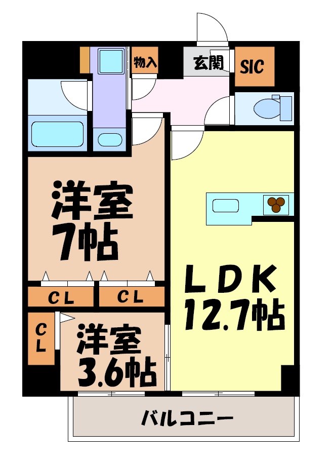 E-city大須 間取り図