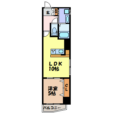 Notre Chez nous SANNOU 間取り図