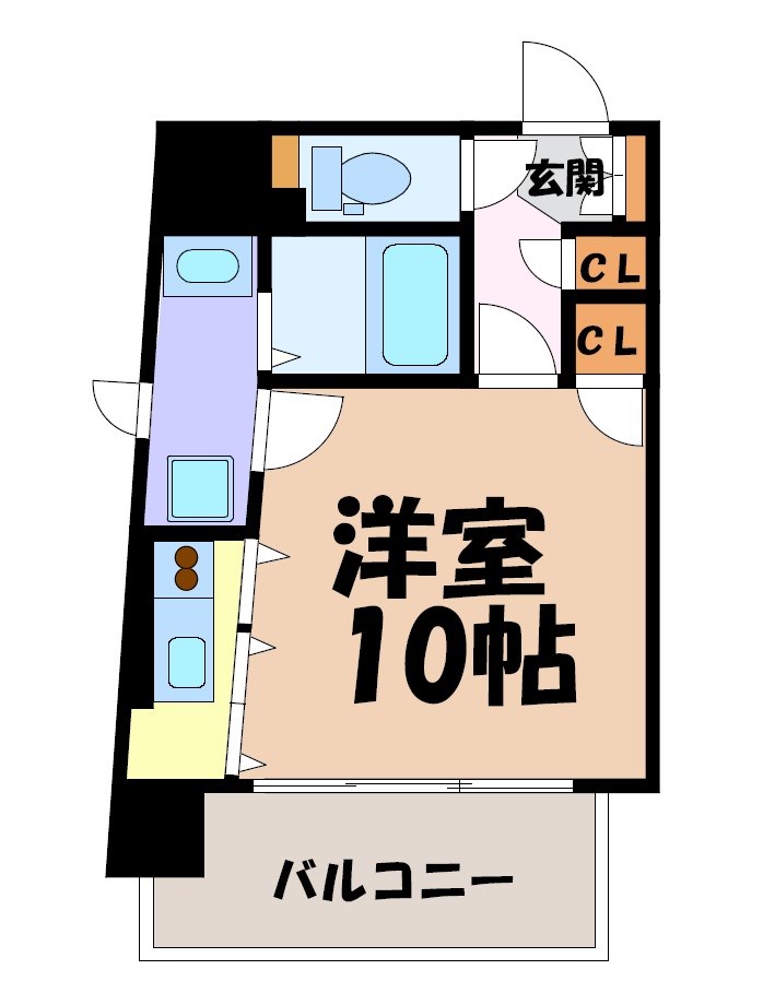 THE　DOORS 間取り図