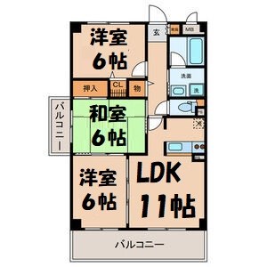 エトワール千代田 間取り図