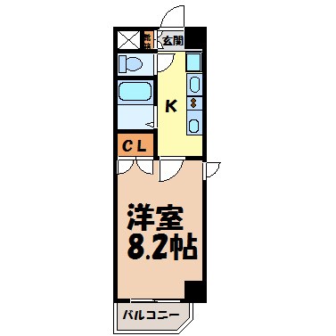 プログレッソ鶴舞 間取り図