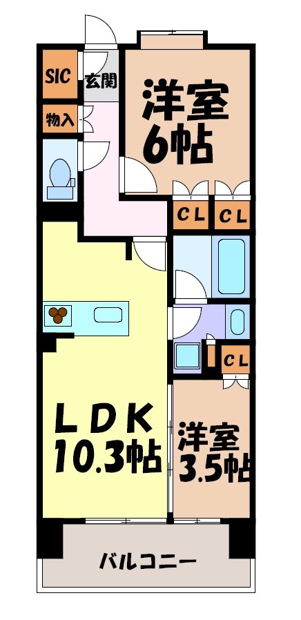 オーパスレジデンス名古屋ステーション 間取り図