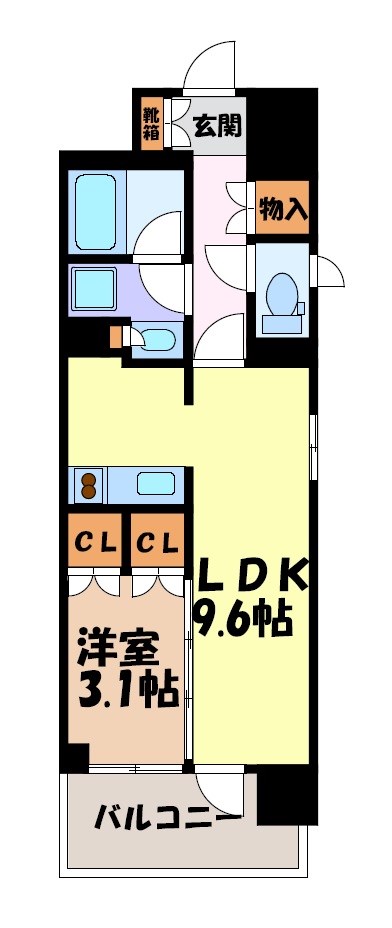 オーパスレジデンス名古屋ステーション 間取り図