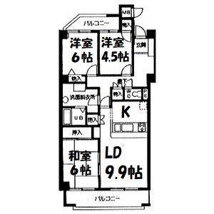 サクラ東栄レジデンス 間取り図