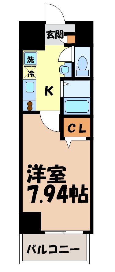 クレストタワー栄 間取り図