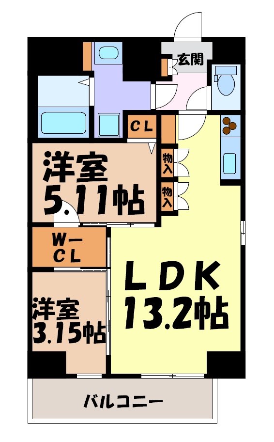 クレストタワー栄 間取り図