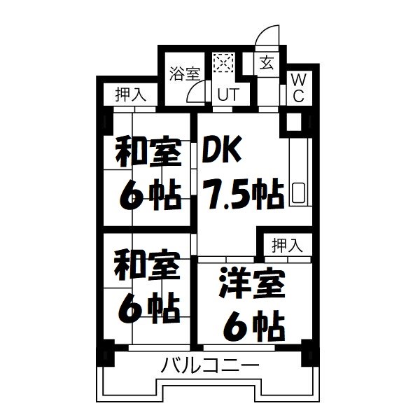 メゾンド徳川苑 間取り図