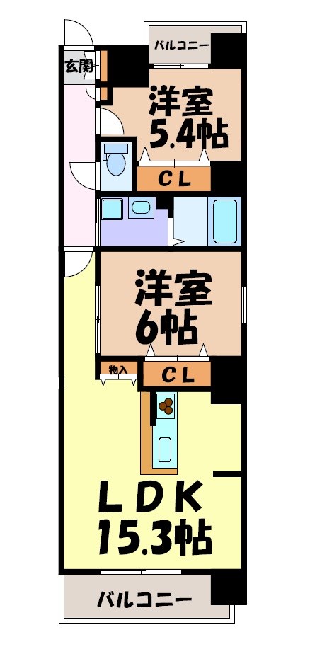 NR金山 間取り図
