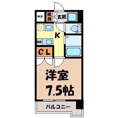 パルティール千種 間取り図