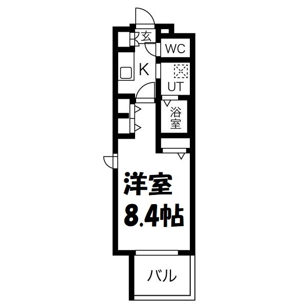 パルティール大曽根 間取り図