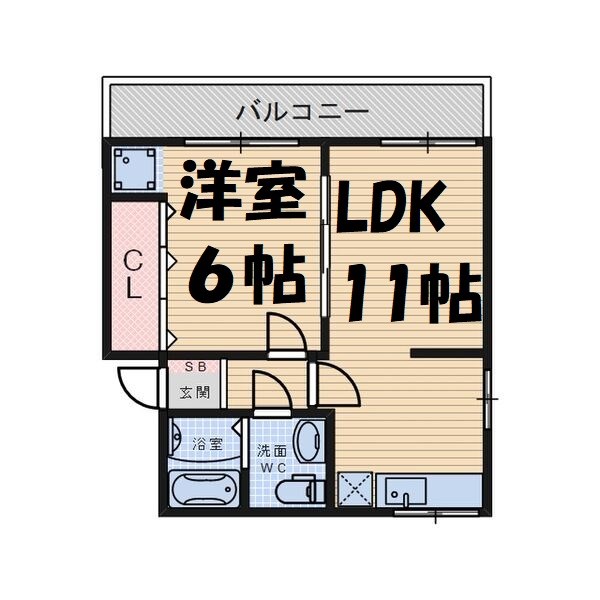 ツインズフラットS棟 間取り図