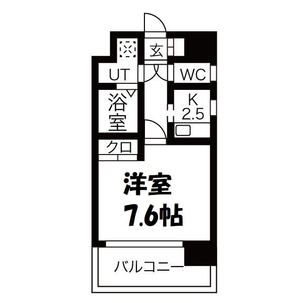 リエス東別院 間取り図