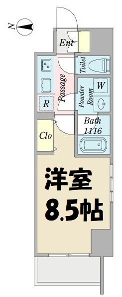 プロシード金山３ 間取り図