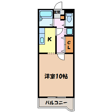 レストポイント園山 間取り図