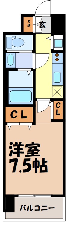 La Douceur黒川Ⅱ 間取り図