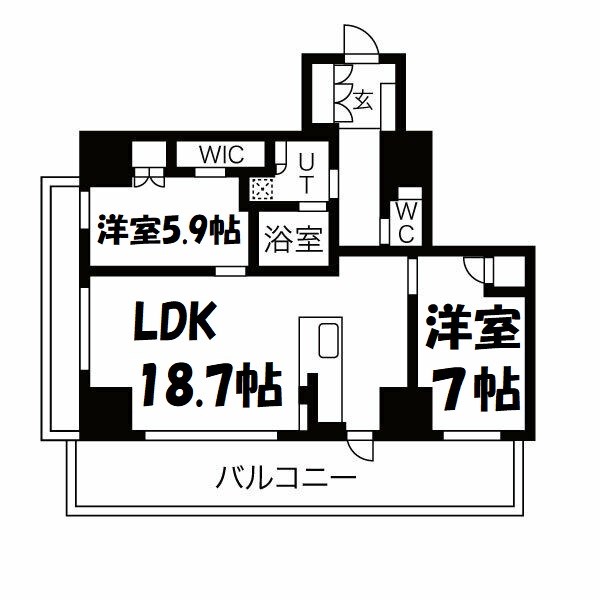 ローレルタワー藤が丘 間取り図