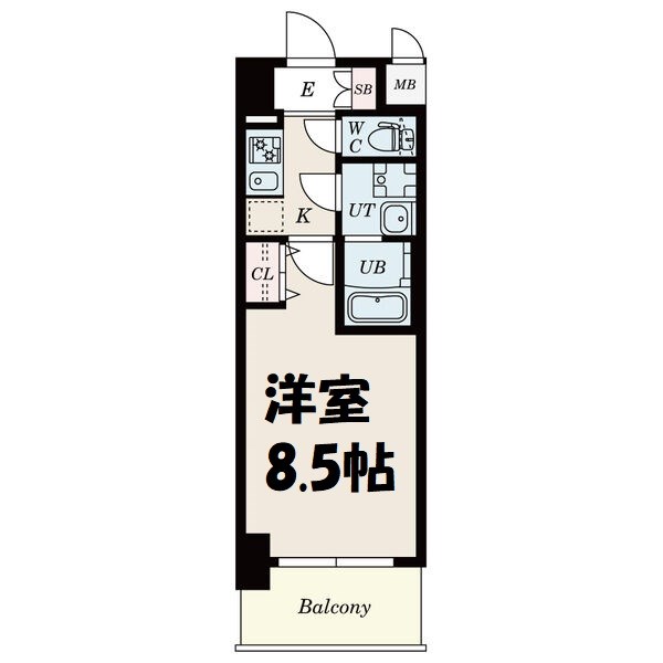 S-RESIDENCE浄心Ⅱ 間取り図