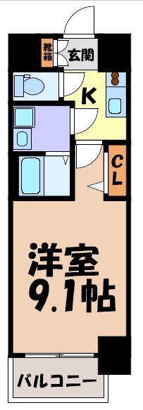 S-RESIDENCE名駅WEST 間取り