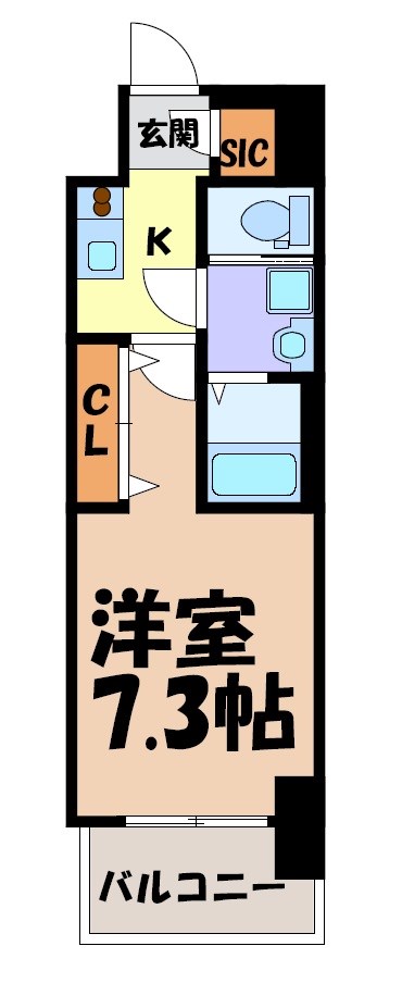 S-RESIDENCE名駅南 間取り図