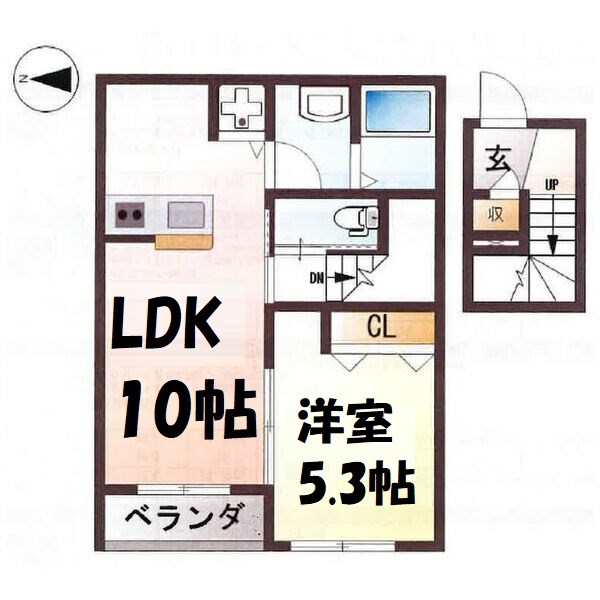 ヒルサイド見附町 間取り図
