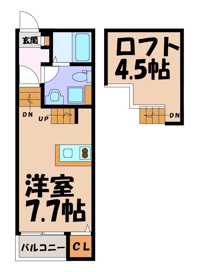 Oak Tree Maison志賀 間取り図