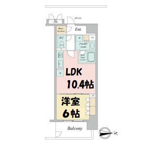 ラフィシア上前津 間取り図