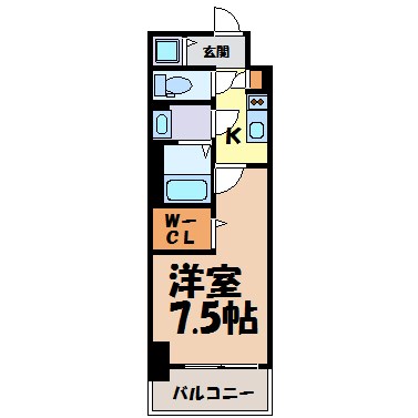 エスリード新栄プライム 間取り図