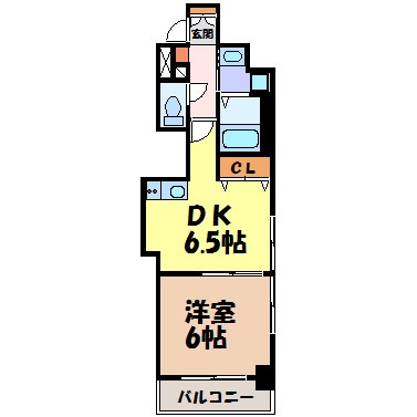 エステムプラザ名古屋駅前プライムタワー 間取り図