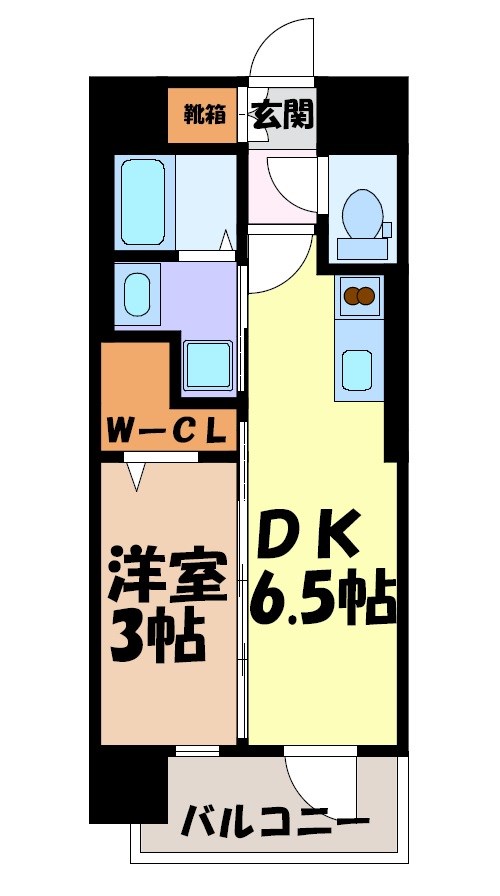 エステムコート名古屋サウスネクスト 間取り図