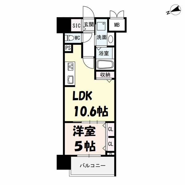 ザ・シンフォニア新栄 間取り図