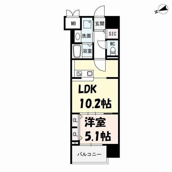 ザ・シンフォニア新栄 間取り図