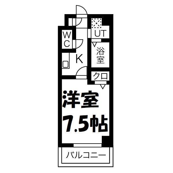 エスポワール亀島 間取り図