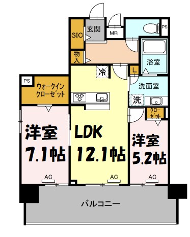 L&amp;#39;ENVOL MEIEKI 間取り図