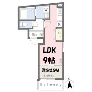 MOVE上飯田 間取り図