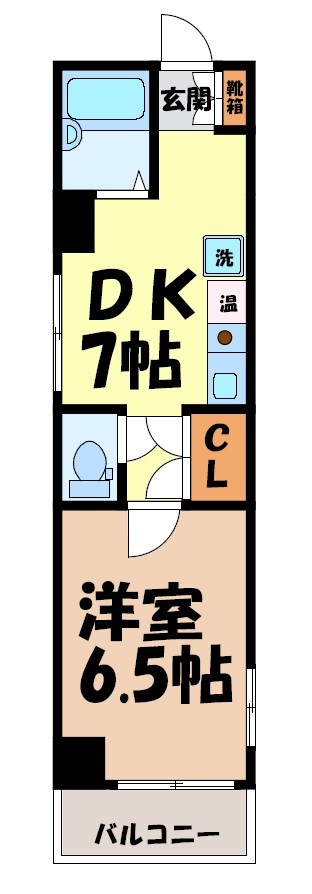 イーストスタービル 間取り図