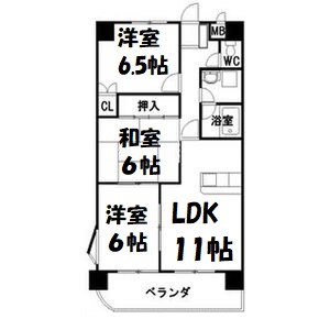 第3猪飼ビル 間取り図