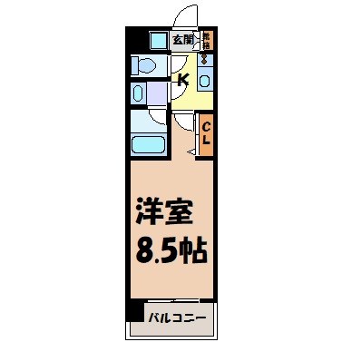 ルクレ新栄レジデンス 間取り図