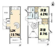 メゾネットミユキ 間取り図