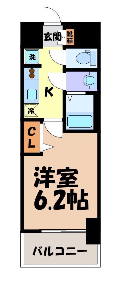 プレサンス太閤通ファシール 間取り図