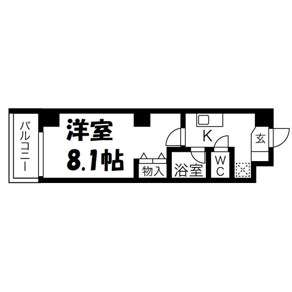 ベル黒川 間取り図