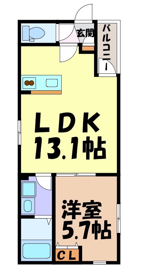 DEVELD橘 間取り図