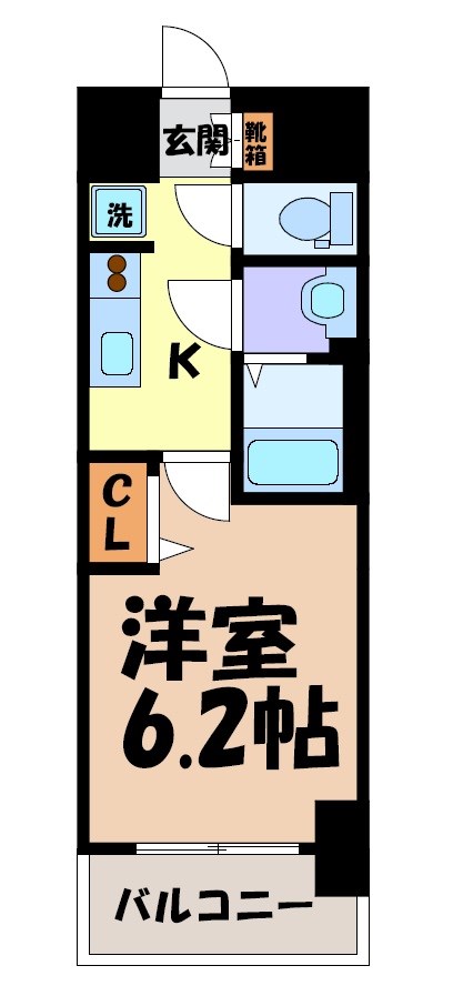 プレサンス太閤通ファシール 間取り図